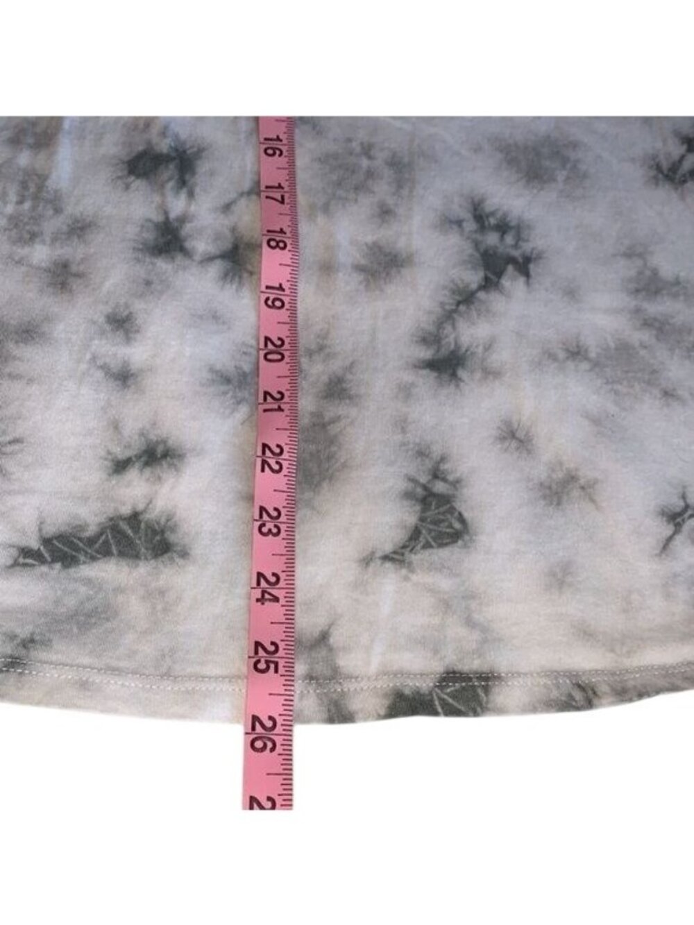 Awake XL Tie-Dye Tank Top "Nope Not Today" Gray & White Sleeveless Womens Casual - Picture 7 of 8